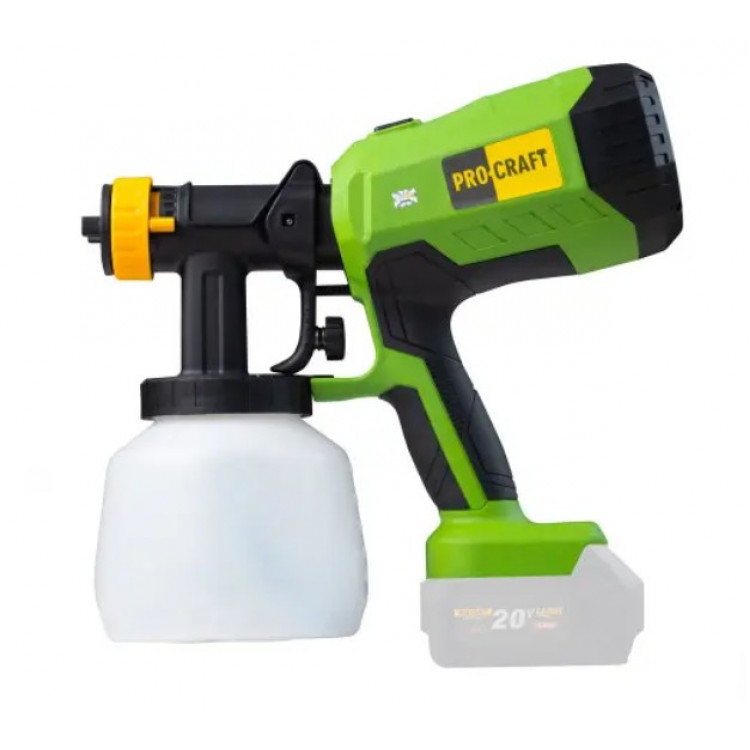 Фарбопульт акумуляторний Procraft PSE40 (без АКБ та зар. прист.)