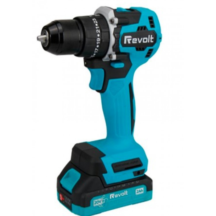 Шуруповерт акумуляторний Revolt  CD  CD 20/55T (2 акум, кейс, заряд. пристрій)