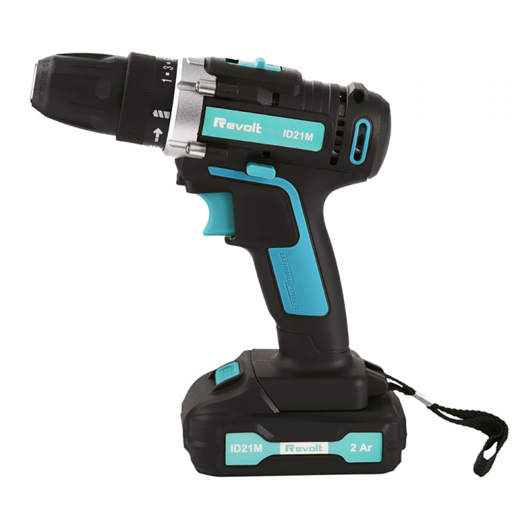 Шуруповерт акумуляторний Revolt  ID21 M 32 Нм 2 акумулятора в кейсі