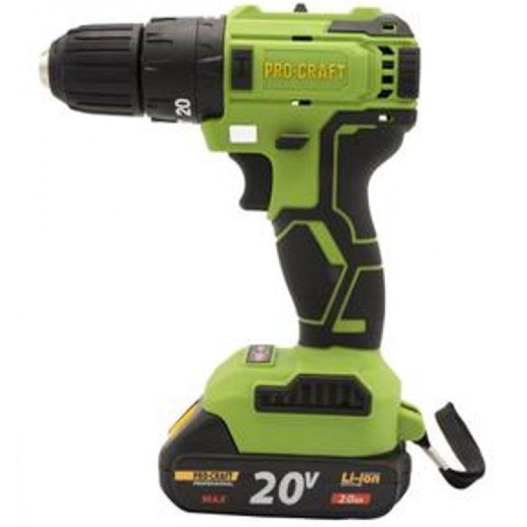 Шуруповерт акумуляторний ударний PRO-CRAFT PA-18  LiBL (з 1 АКБ та зар. пристр.)
