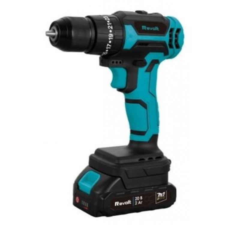 Шуруповерт акумуляторний ударний Revolt CD 20/50T  (2 акумулятора)