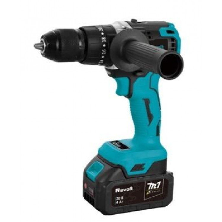 Шуруповерт акумуляторний ударний Revolt CD 20/65T (2 акумулятора)