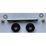 Вісь на колесо для тачки d 12 мм, L 128 мм + пластмасові втулки