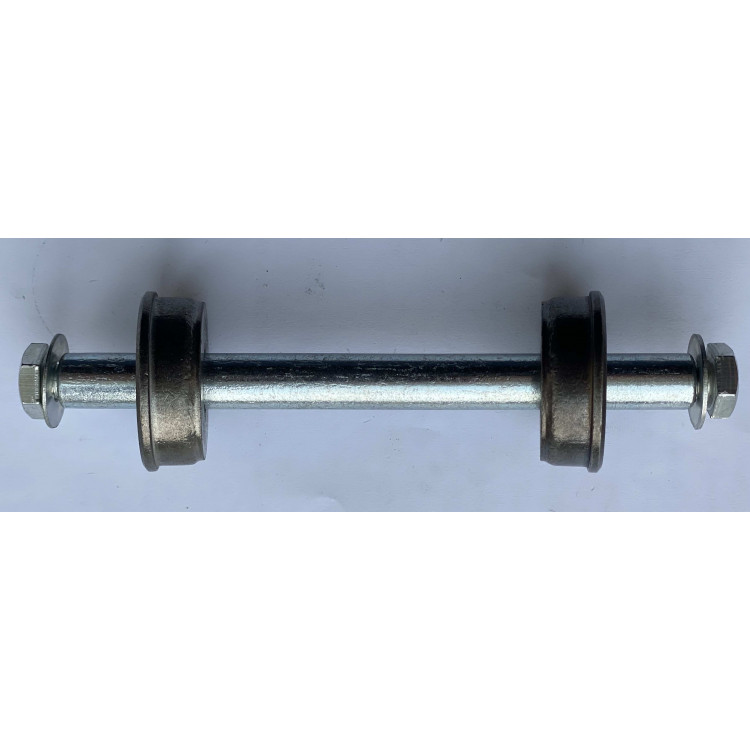 Вісь на колесо для тачки d 20 мм, L 128 мм + металеві втулки