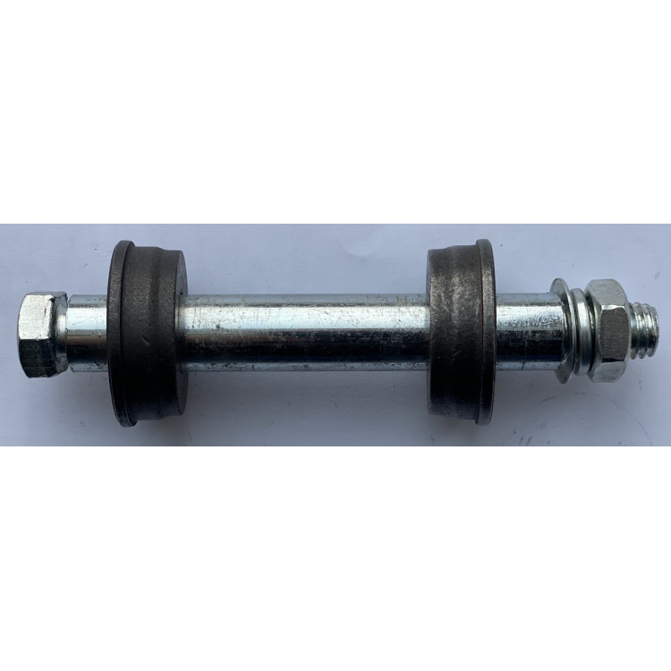 Вісь на колесо для тачки d 16 мм, L 98 мм + металеві втулки