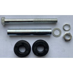 Вісь на колесо для тачки d 16 мм, L 98 мм + пластмасові втулки