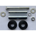 Вісь на колесо для тачки d 20 мм, L 98 мм + пластмасові втулки