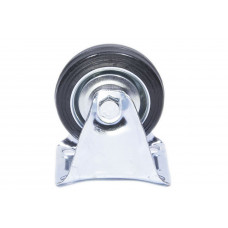 Колесо резинове з кронштейном   75 мм глухе