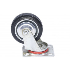 Колесо резинове з кронштейном   75 мм поворотне