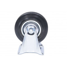 Колесо резинове з кронштейном 125 мм глухе