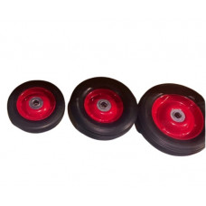 Колесо до тачки крачучки SR ТМ VINHOZGROUP 175 мм,  підш. d 16 мм (7х1,75)