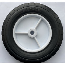 Колесо до тачки крачучки SR ТМ VINHOZGROUP 200 мм, d 12 мм (8х1,75) пластиковий диск