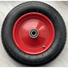 Колесо до тачки PN ТМ VINHOZGROUP 3,50 * 8  4PR, підш. d 20 мм, ступиця 95 мм + ось