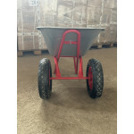 Тачка будівельна ТМ VINHOZGROUP двух колісна, 90 л 230 кг, колесо 4,00 - 8 пневматичне,підшипник d20