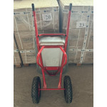 Тачка будівельна ТМ VINHOZGROUP двух колісна, 90 л 230 кг, колесо 4,00 - 8 пневматичне,підшипник d20