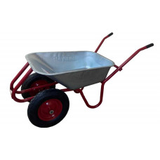Тачка будівельна ТМ VINHOZGROUP двух колісна, 90 л 230 кг, колесо 4,00 - 8 пневматичне,підшипник d20