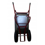 Тачка будівельна ТМ VINHOZGROUP двух колісна, 90 л 230 кг, колесо 4,00 - 8 пневматичне,підшипник d20