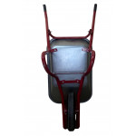 Тачка будівельна ТМ VINHOZGROUP одно колісна, 90 л 180 кг, колесо 4,00 - 8 гусматик, підшипник d20