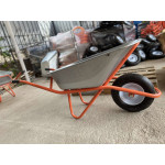 Тачка будівельна ТМ VINHOZGROUP одно колісна, 90 л 180 кг, колесо 4,00 - 8 пневматичне, підшип d20