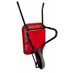 Тачка будівельна ТМ VINHOZGROUP одно колісна, 90 л 200 кг, колесо 4,00 - 8 гусматик, підшип d20