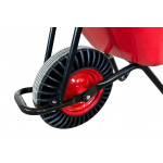 Тачка будівельна ТМ VINHOZGROUP одно колісна, 90 л 200 кг, колесо 4,00 - 8 гусматик, підшип d20