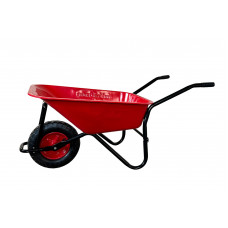 Тачка будівельна ТМ VINHOZGROUP одно колісна, 90 л 200 кг, колесо 4,00 - 8 пневматичне, підшип d20