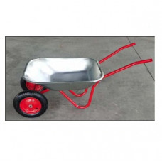 Тачка садова ТМ VINHOZGROUP двух колісна, 70 л 140 кг, колесо 3,00 - 8 пневматичне, підшиник d20