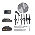 Тример садовий акумуляторний PRO-CRAFT PTA-24 (2 акумулятора, заряд. пристрій)