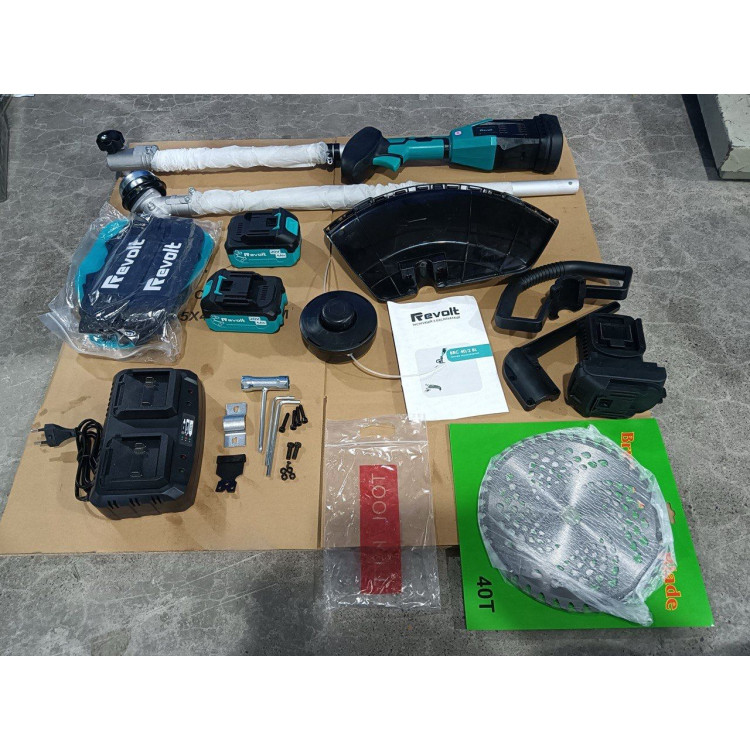 Тример садовий акумуляторний Revolt BBC 40/2 BL