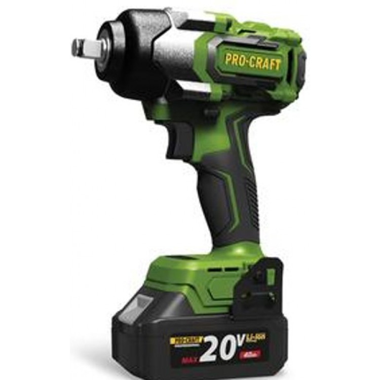 Гайковерт ударний акумуляторний PRO-CRAFT PWA-36 (з 1 АКБ та зар. прист.) BMC КЕЙС