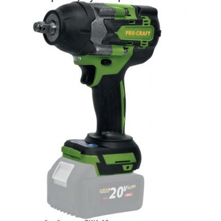 Гайковерт ударний акумуляторний Procraft PWA60 (без АКБ та ЗП)