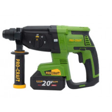 Перфоратор акумуляторний PRO-CRAFT PHA-40 (з 2 АКБ та зар. прист.) BMC КЕЙС