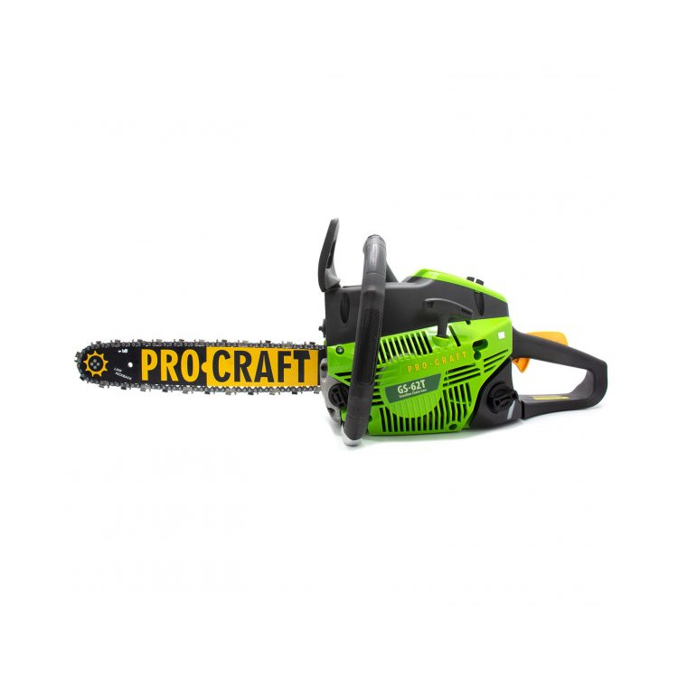 Пила бензинова Procraft GS-62T (1 шина, 1 ланцюг 40)
