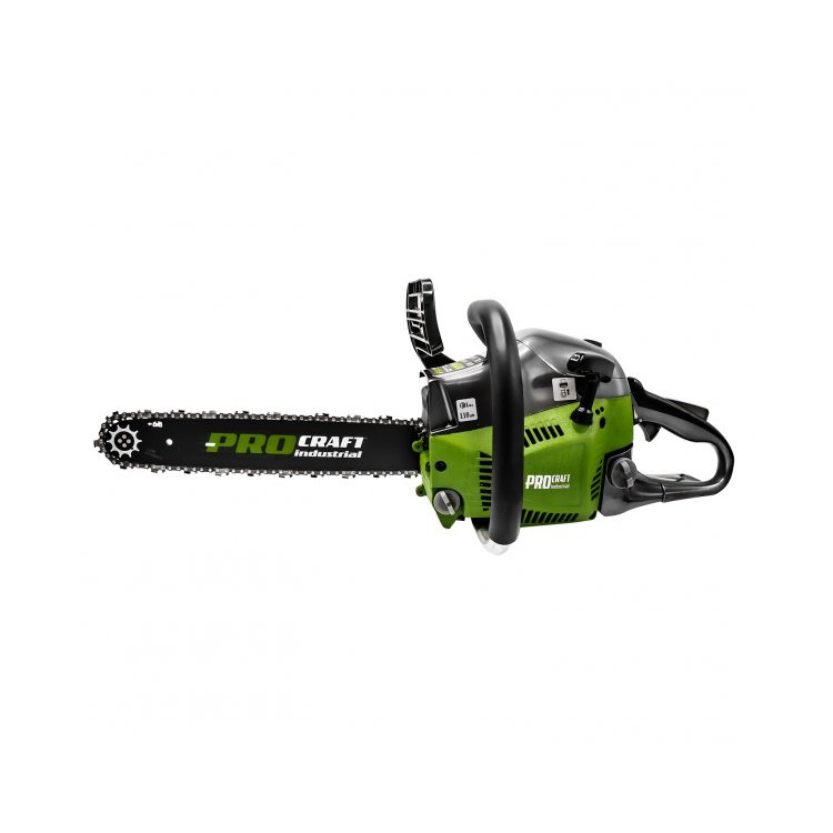 Пила бензинова Procraft Industrial К450 N (по 1 шині 45 та 40, по 1 ланцюгу 45 та 40)