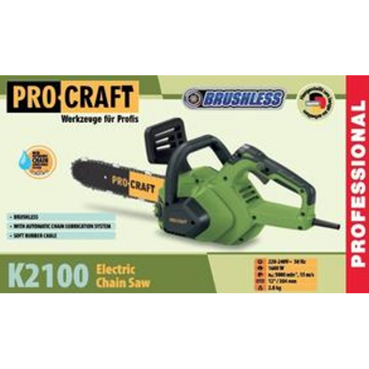 Електропила ланцюгова PRO-CRAFT К2100 (безщіткова) UNIVERSAL