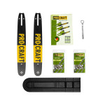 Електропила ланцюгова PRO-CRAFT К2350 збоку (2 ланцюги, 2 шини 40см)