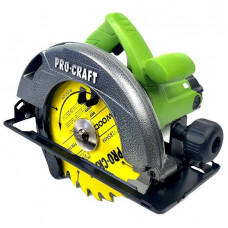 Пила циркулярна 185 мм PROCRAFT KR-2300 (у комплекті 2 диски, блокування редуктора)