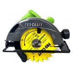 Пила циркулярна 185 мм PROCRAFT KR-2300 (у комплекті 2 диски, блокування редуктора)