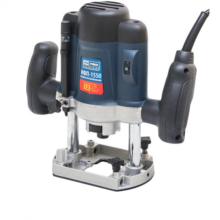 Фрезер по дереву ІЖМАШ ІФП-1550 профі (набір з 12 фрез в дерев'яному кейсі, гвинт М5 х 18)