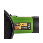 Шліфмашина кутова (болгарка) 125 мм Procraft PW-1100 ES (регулювання обертів, довжина кабелю 3м)