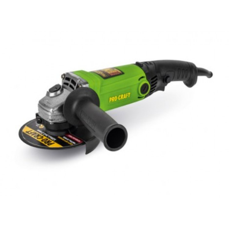 Шліфмашина кутова (болгарка) 125 мм PRO-CRAFT PW-1200 ЕS (регулювання обертів)