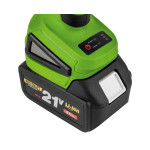 Шліфмашина кутова (болгарка) акумуляторна 125 мм PRO-CRAFT PWA-216 в кейсі + 2 батареї