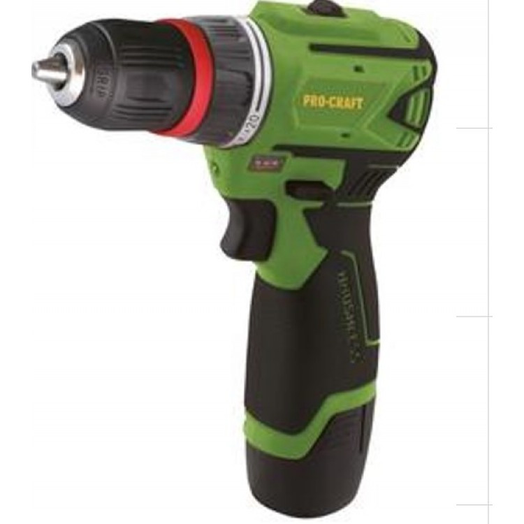 Шуруповерт акум. PRO-CRAFT РA-12BL DFR Universal (з 1 АКБ та зар. пристр.)