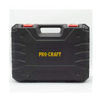 Шуруповерт акумуляторний PRO-CRAFT Industrial PA-18 BL Extra (метал. корпус редуктора) у кейсі