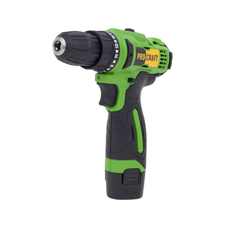 Шуруповерт акумуляторний PRO-CRAFT PA-12Li компактний (два акумулятора)