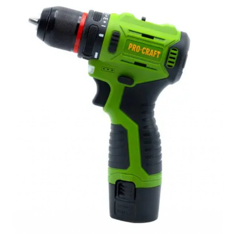 Шуруповерт акумуляторний PRO-CRAFT PA-12PRO (1 АКБ) безщітковий (картон)