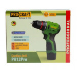 Шуруповерт акумуляторний PRO-CRAFT PA-12PRO (1 АКБ) безщітковий (картон)