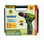 Шуруповерт акумуляторний PRO-CRAFT PA-12PRO DFR (2 АКБ) безщітковий (кейс)