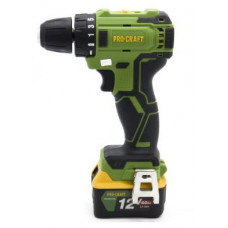 Шуруповерт акумуляторний PRO-CRAFT PA-18 BL (4 А/час) BRUSHLESS (без щітковий) дві батареї