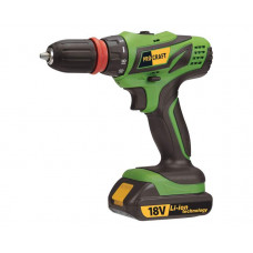 Шуруповерт акумуляторний PRO-CRAFT PA-18 PRO з DFR патроном (дві батареї)